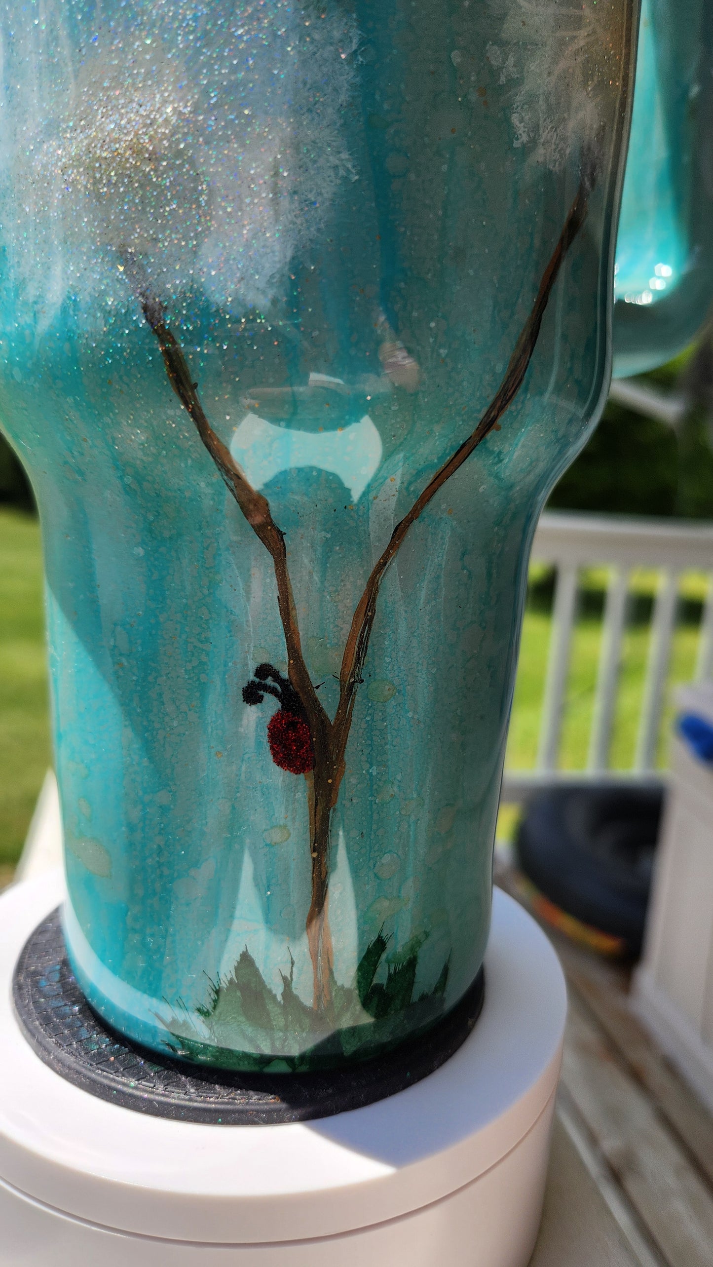 Dandelion 40 oz Traveler tumbler