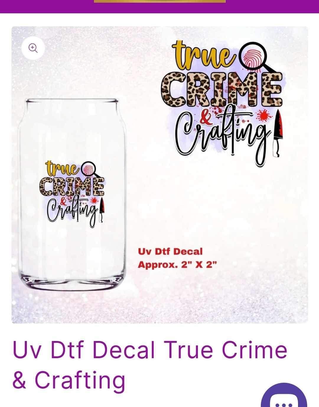 True Crime and crafting