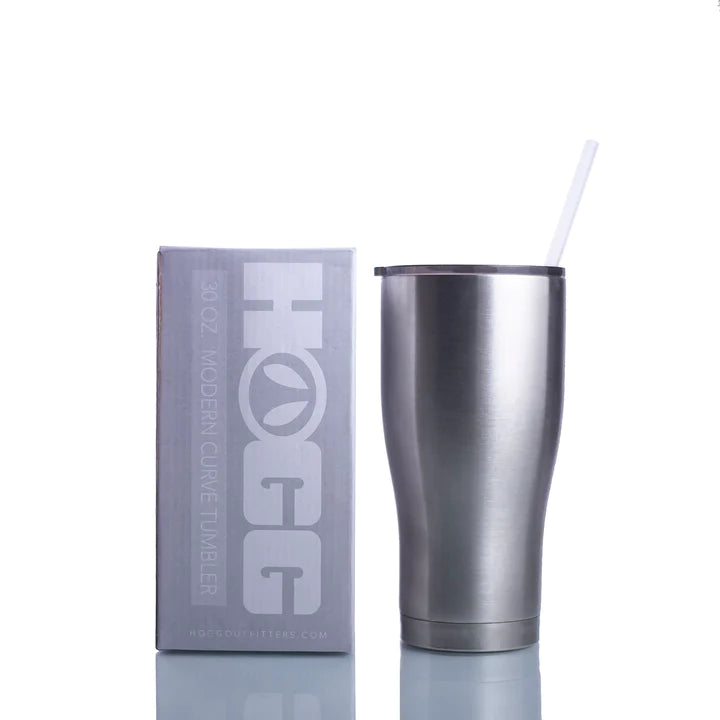 30oz MODERN CURVE TUMBLER W/STRAW