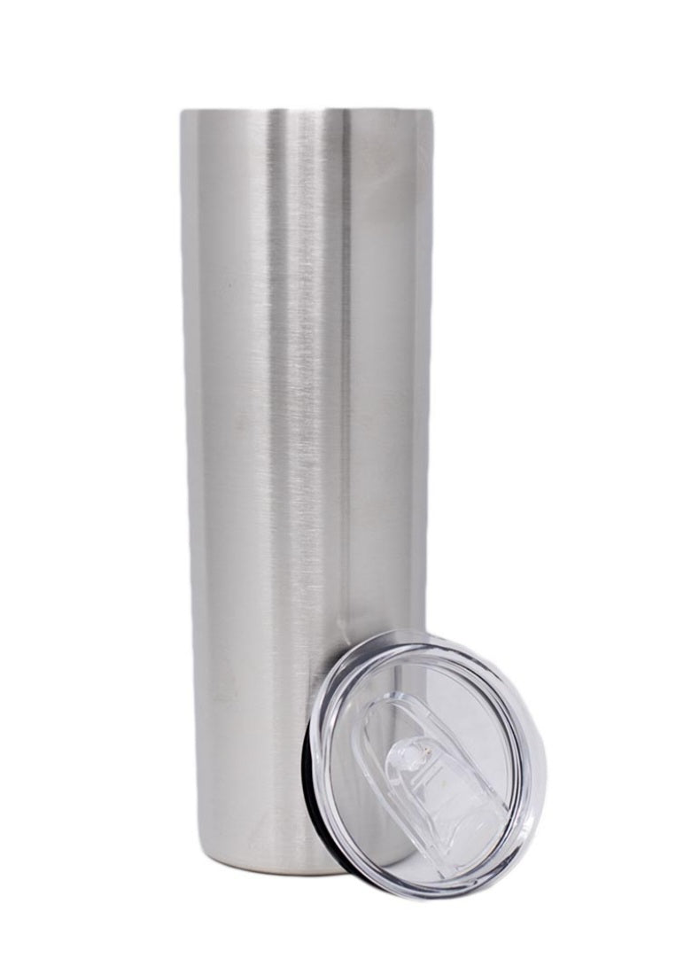 30oz Slim TUMBLER W/ SLIDING LID & STRAW